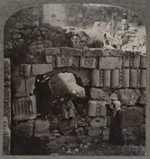 Al Eizariya Prints: Ruins of the House of Lazarus, c1900