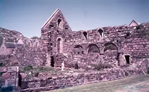 Island Prints: Ruins of nunnery, Isle of Iona, Scotland, c1955. Creator: Arthur Charles Kirby Ware