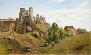 1880 Prints: Ruins of Odrzykon, 1880. Creator: Heinrich Grabinski