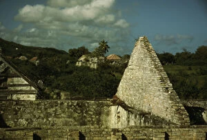 Plantation Collection: Ruins of an old sugar mill and plantation house, vicinity of Christiansted, Saint Croix, V.I. 1941