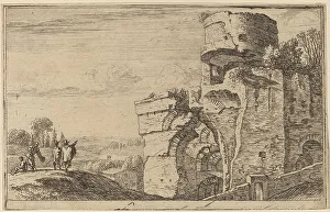 Monte Palatino Prints: Ruins on the Palatine Hill. Creator: Herman van Swanevelt
