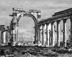 Benoist Collection: The ruins of Palmyra, Syria, 19th century. Artist: Benoist