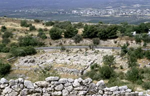 Mycenae Prints: Ruins of the prehistoric Greek city of Mycenae