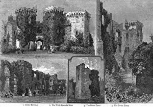 The ruins of Raglan Castle near Monmouth, 1886. Creator: Unknown