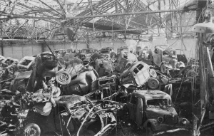 Ruins of the Renault Factory, Boulogne-Billancourt, Paris, c1942 Ruins of the Renault Factory, Boulogne-Billancourt, Paris, c1942