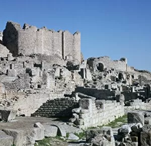 Bajah Collection: Ruins of the Roman city of Thugga, 3rd century