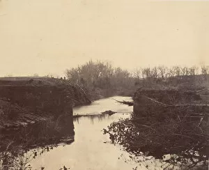 Battle Of Bull Run Collection: Ruins of Stone Bridge - Bull Run, 1862. Creator: Mathew Brady