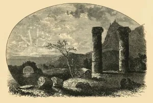 Lydia Prints: Ruins of the Temple of Cybele at Sardis, 1890. Creator: Unknown