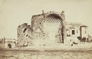 Ruins of the Temple of Roma and Venus, Rome, between 1870-1880. Creator: Unknown