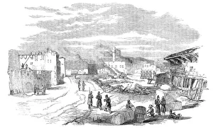 Varna Bulgaria Prints: Ruins at Varna, after the recent fire, 1854. Creator: Unknown