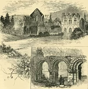 Ruins of Wenlock Priory, 1898. Creator: Unknown