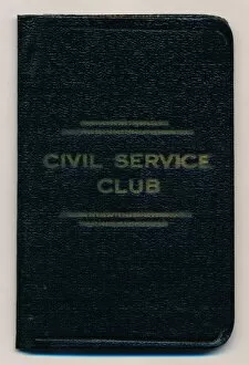 Typeface Gallery: Rules of the Civil Service Club, c1953