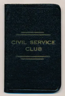 Typeface Gallery: Rules of the Civil Service Club, c1953
