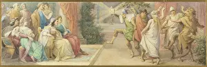 Shakespeare Prints: The ruling couple Theseus and Hippolyta