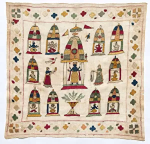 Rumal (Handkerchief), 1700s. Creator: Unknown