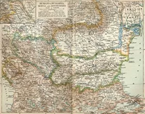 Hans F Collection: Rumania, Bulgaria, Serva and Montenegro, c1906, (1907)