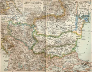 World Prints: Rumania, Bulgaria, Serva and Montenegro, c1906, (1907)