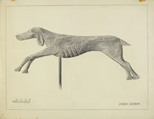 Running Dog Weather Vane, c. 1936. Creator: Gordon Sanborn