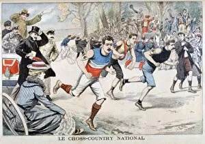 Competitive Gallery: Running, The National Cross Country, Paris, 1903