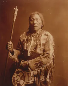 Running Rabbit, c1900. Creator: Edward Sheriff Curtis