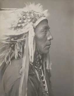 Plaits Prints: Runs Between, 1908. Creator: Edward Sheriff Curtis