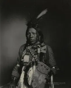 Runs Medicine, Arapahoe, 1898-1899. Creator: John K. Rose (American, 1849-1932); Benjamin S