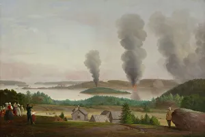 Fires Prints: Ruotinssalmi is Burning, Scene from the Crimean War 1855