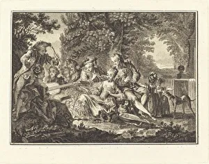 Eisen Charles Dominique Joseph Prints: Rural Concert. Creators: Joseph de Longueil, Charles Eisen