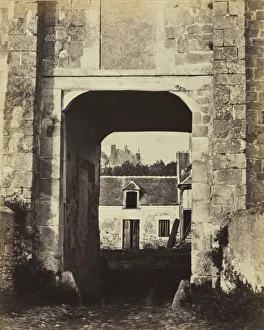 Rural Estate Seen Through Archway, 1860s. Creator: Andre Philippe Regnier (French Rural Estate Seen Through Archway, 1860s. Creator: Andre Philippe Regnier (French