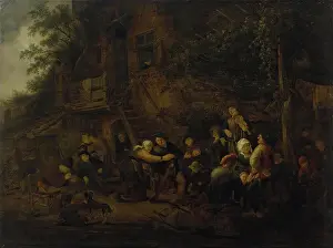 Farmhands Prints: Rural Feast, 1640. Creator: Adriaen van Ostade