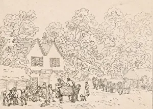 A Rural Halt, 1787. 1787. Creator: Thomas Rowlandson