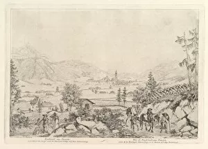 Johann Christian Erhard Gallery: Rural Landscape, 'Radstadt am Tauren', early 19th century