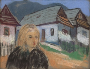 Karol Prints: Rural motif, 1931-1936. Creator: Karol Polonyi