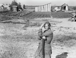 Homestead Prints: Rural rehabilitation, Tulare County, California, 1938. Creator: Dorothea Lange