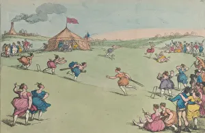 Rural Sports or a Cricket Match Extraordinary, October 10, 1811., October 10, 1811 Rural Sports or a Cricket Match Extraordinary, October 10, 1811., October 10, 1811