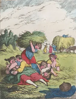 Romancing Prints: Rural Sports, or a Pleasant Way of Making Hay, June 20, 1814. June 20, 1814