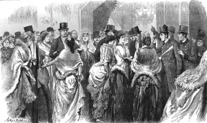 Debutante Prints: In the rush after the Play was over I escaped quietly with Papa