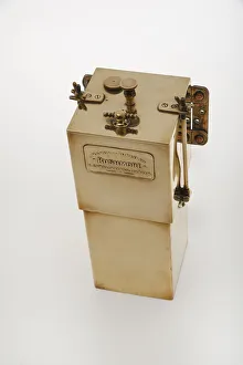 Rushmoor Acetylene gas generator circa 1912. Creator: Unknown