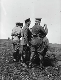Scott Hugh Lenox Prints: Russia War Pictures - General Scott On Eastern Front, 1917. Creator: Unknown