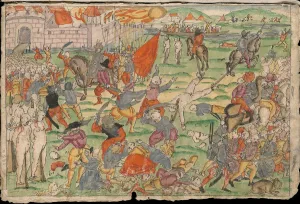 Schwitzerland Collection: Russian atrocities in Livonia on July and August 1577. From Johann Jakob Wicks Sammlung von