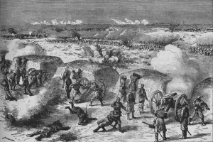 Russian Attack Upon A Turkish Redoubt, 1902
