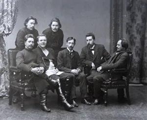 Gorky Prints: Russian author Maxim Gorky in the Sreda (Wednesday) literature group, 1902