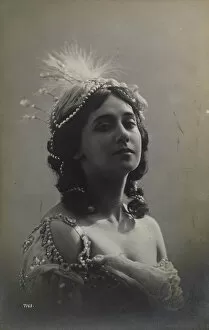 Russian ballerina Tamara Karsavina, 1912