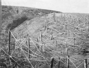 Boundary Prints: Russian barbed wire entanglements, Russo-Japanese War, 1904-5