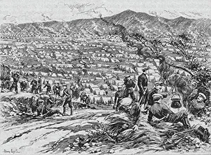 Russian Camp Outside Plevna, 1902. Artist: Henry Dustin