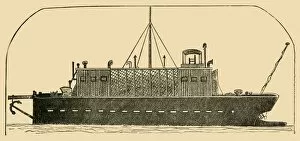 Cage Collection: Russian Convict Ship, 1881. Creator: Unknown