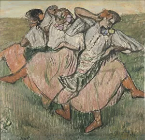 Edgar 1834 1917 Gallery: Three Russian Dancers, End 1890s