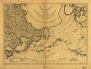 Cartographic Prints: The Russian discoveries from the map published by the Imperial Academy of St