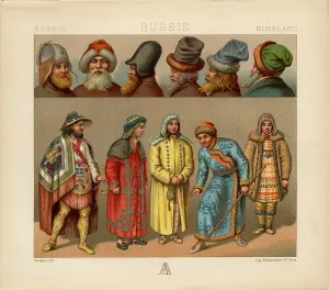Russian Dress, 1880. Artist: Urrabieta Vierge, Daniel (1851-1904)