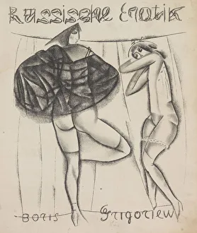 1919 Prints: Russian erotic, 1919. Creator: Grigoriev, Boris Dmitryevich (1886-1939)